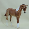 KING MAKER - OOAK Red Dun Weanling Model Horse - 4/15
