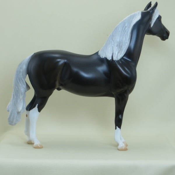 VIRGINIA SLIM - OOAK Blue Taffy Morgan Model Horse - 4/15