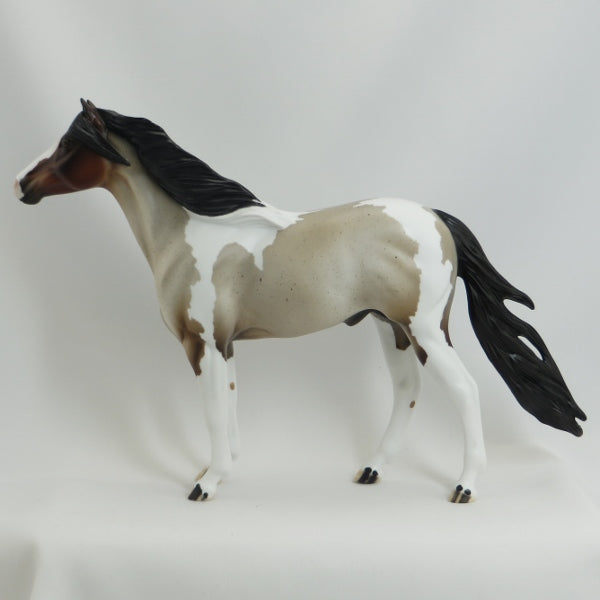 KINO - Bay Roan Paint Spanish Mustang Model Horse - LE18 - 4/15