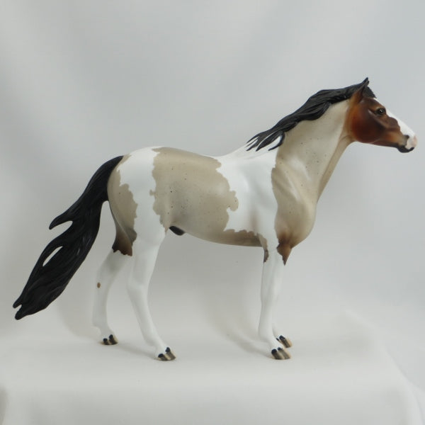 KINO - Bay Roan Paint Spanish Mustang Model Horse - LE18 - 4/15