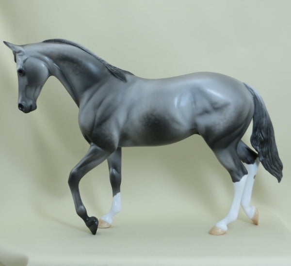 BALI SHAG - OOAK Gray Thoroughbred with Butterfly 4/15