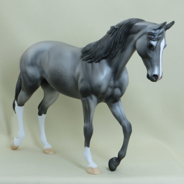 BALI SHAG - OOAK Gray Thoroughbred with Butterfly 4/15