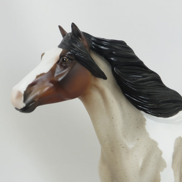 KINO - Bay Roan Paint Spanish Mustang Model Horse - LE18 - 4/15