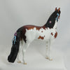 DAUGHTER OF MY HEART - OOAK Bay Overo Pinto Morgan with Flowers -5/15