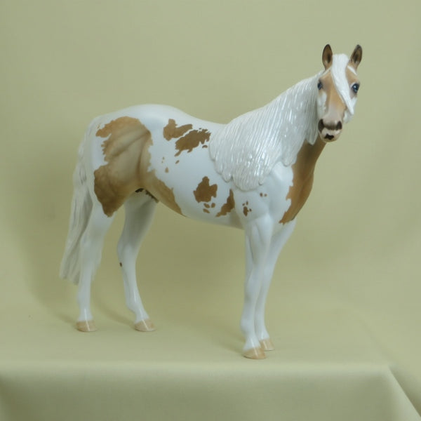 CORN CHEX - OOAK Dapple Palomino Paint Stock Horse 4/15