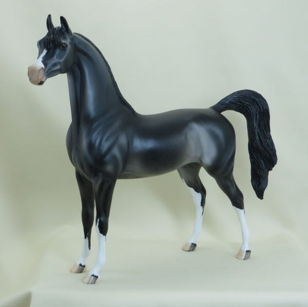 FEARLESS - OOAK Gray Long Mane Arabian Mare - 3/15