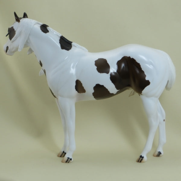 MODERN ART - OOAK Chestnut Paint Stock Horse 4/15