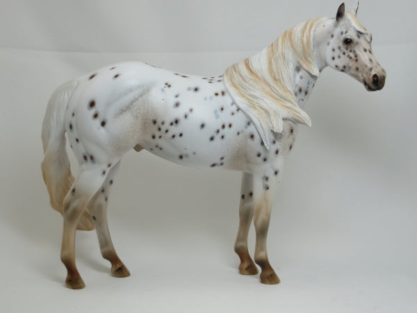 ILMJ ("I LOVE MY JOB") - OOAK Chestnut Appaloosa Stock Horse - 2/15