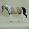 SPEED OF LOVE - Dapple Buckskin Pinto Arabian Model Horse Pebbles - LE6 - 3/15