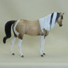 SPEED OF LOVE - Dapple Buckskin Pinto Arabian Model Horse Pebbles - LE6 - 3/15