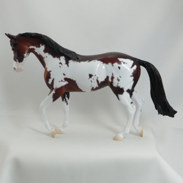 MOTHER'S ALWAYS RIGHT - OOAK Bay Overo Pinto Thoroughbred with Mapping 5/15