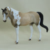 SPEED OF LOVE - Dapple Buckskin Pinto Arabian Model Horse Pebbles - LE6 - 3/15