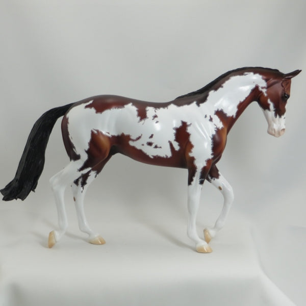 MOTHER&#39;S ALWAYS RIGHT - OOAK Bay Overo Pinto Thoroughbred with Mapping 5/15