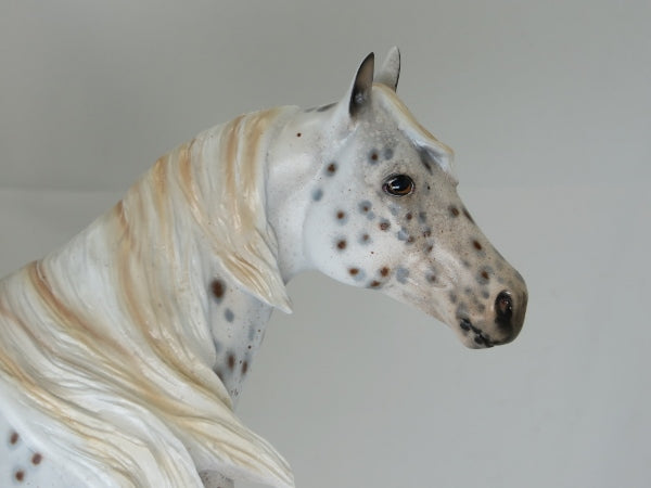 ILMJ (&quot;I LOVE MY JOB&quot;) - OOAK Chestnut Appaloosa Stock Horse - 2/15