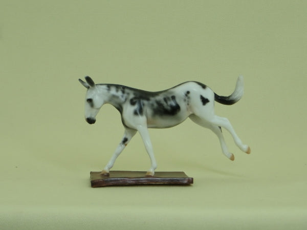 TIGER POWER - OOAK Black White Kicking Mule Chip - 4/15