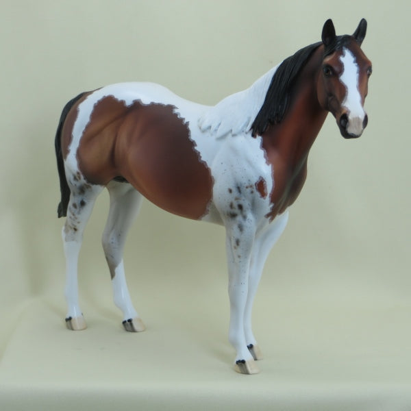 BREAK THE SAFE - OOAK Bay Tobiano Paint with Mapping 4/15