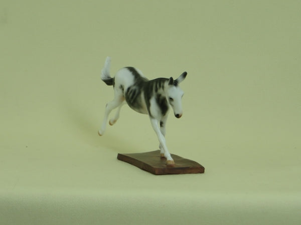 TIGER POWER - OOAK Black White Kicking Mule Chip - 4/15