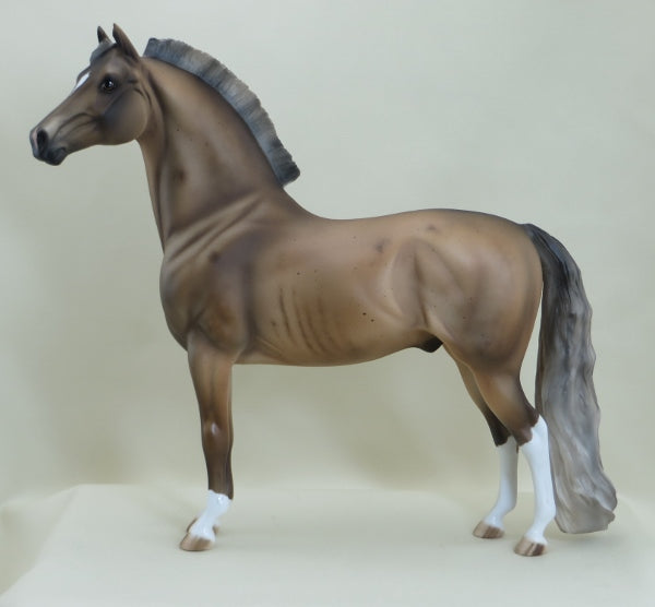 REANEY - Sooty Palomino Roan w/ Corn Spots Mix Breed  LE10 3/15