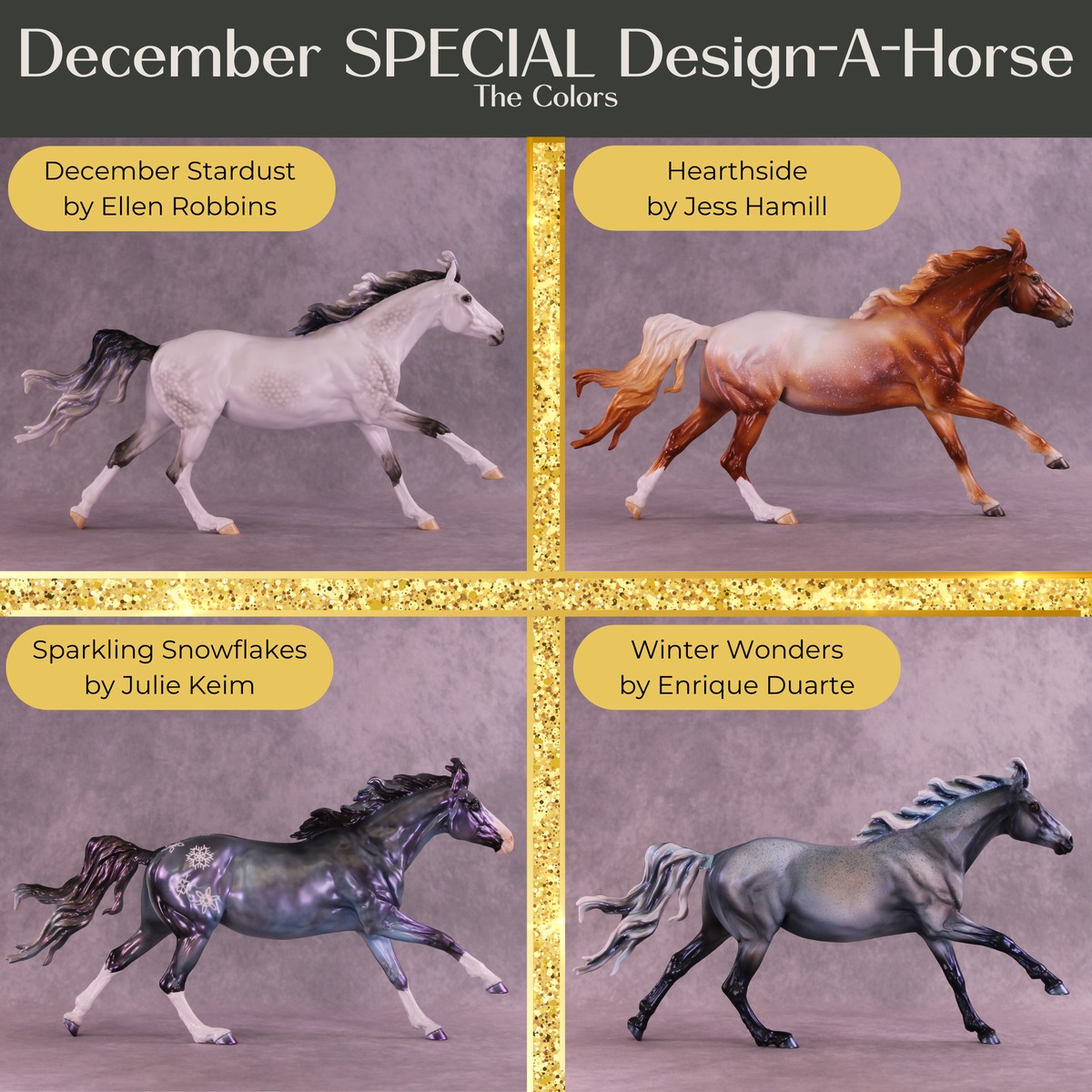 Stone Horses December Design-A-Horse Special Design Arabian Stallion SDAH25
