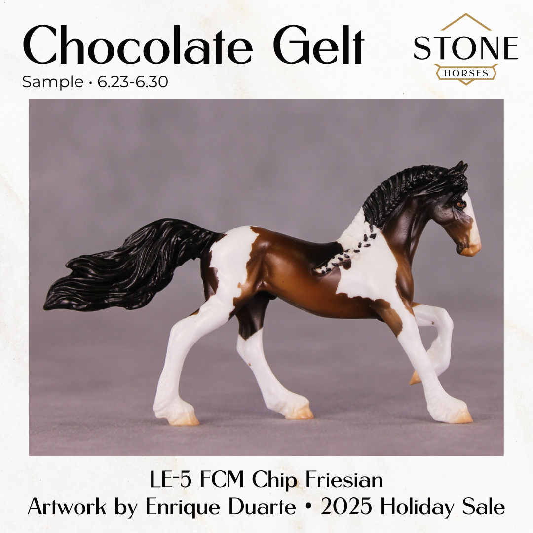 SAMPLE Chocolate Gelt LE-5 FCM Chip Friesian by Enrique Duarte &amp; Melanie Miller SS0626