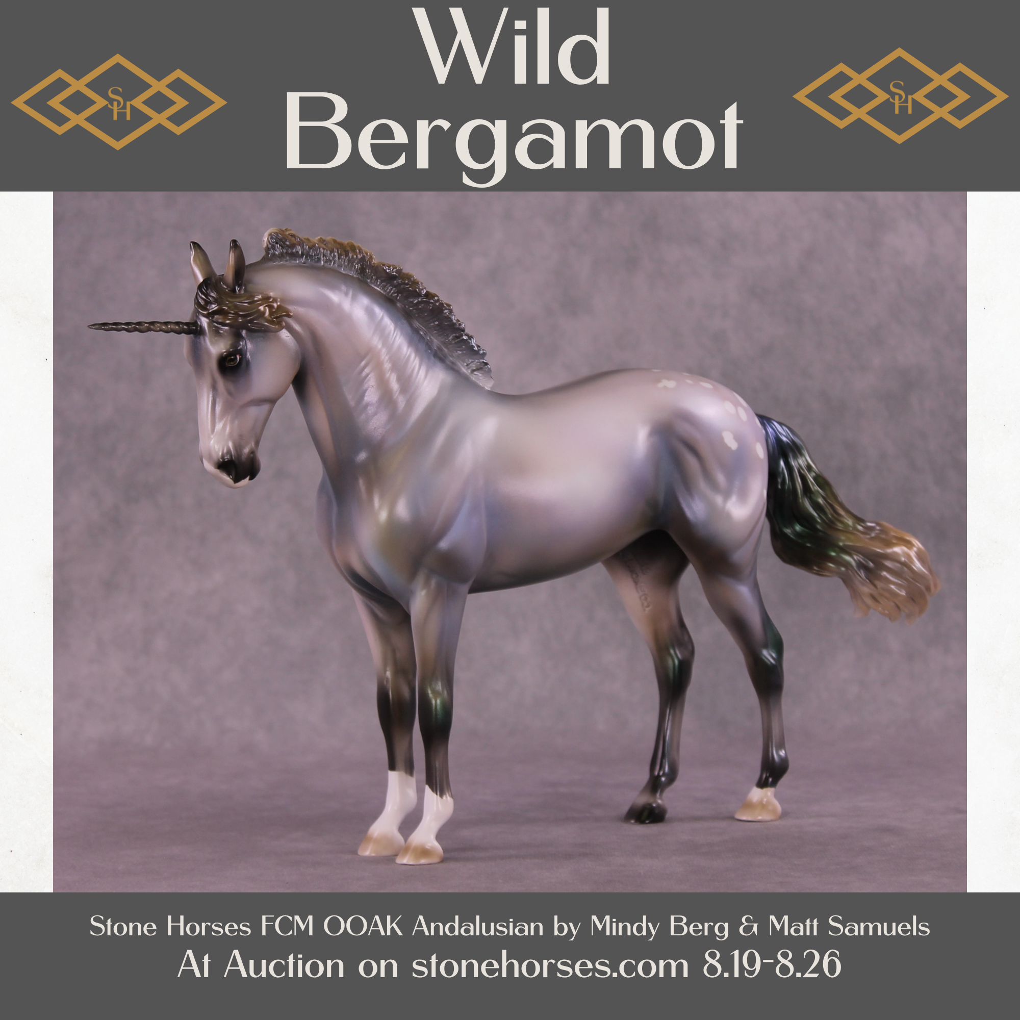 Wild Bergamot OOAK FCM Andalusian by Mindy Berg SS825