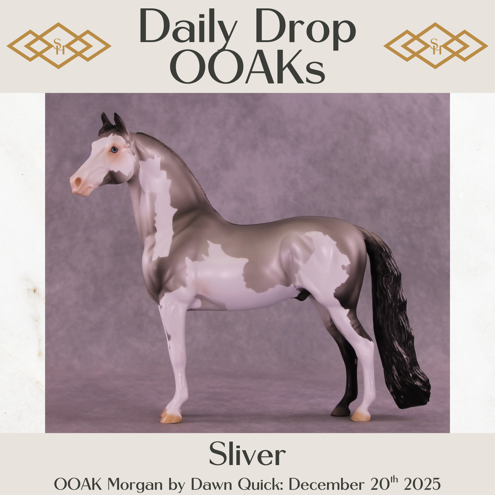 Sliver OOAK Morgan by Dawn Quick DDOOAKs25