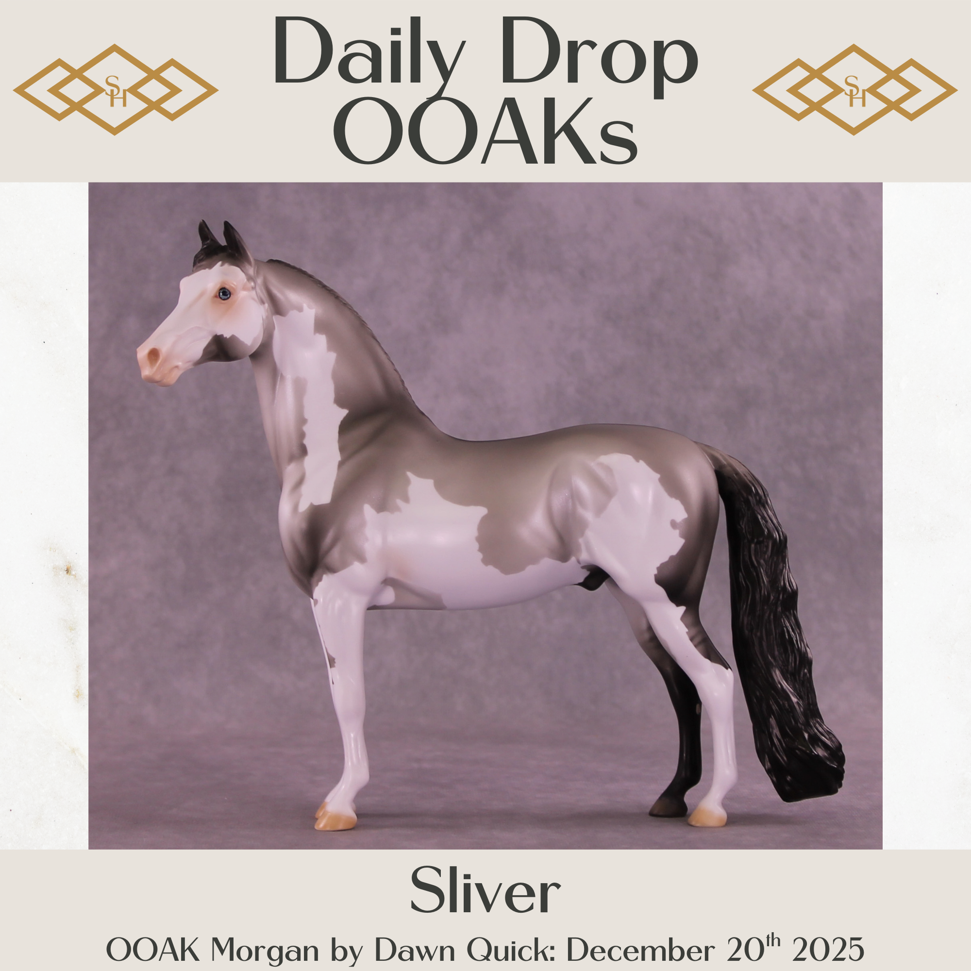 Sliver OOAK Morgan by Dawn Quick DDOOAKs25