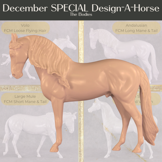 Stone Horses December Design-A-Horse Special Design Andalusian SDAH25
