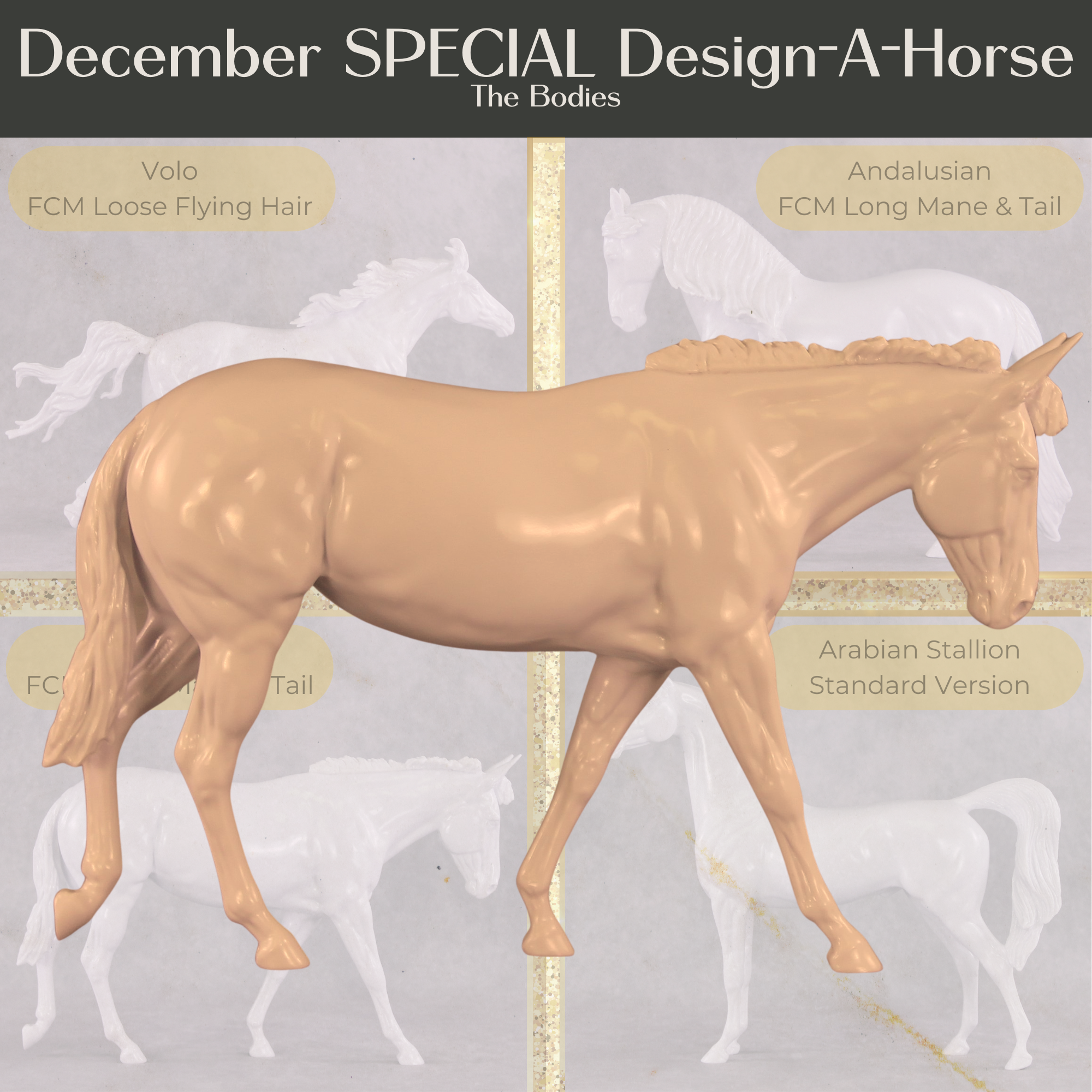 Stone Horses December Design-A-Horse Special Design Large Mule SDAH25