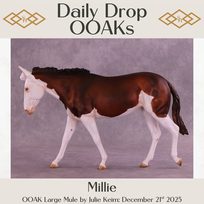 Millie OOAK Large Mule by Julie Keim DDOOAKs25