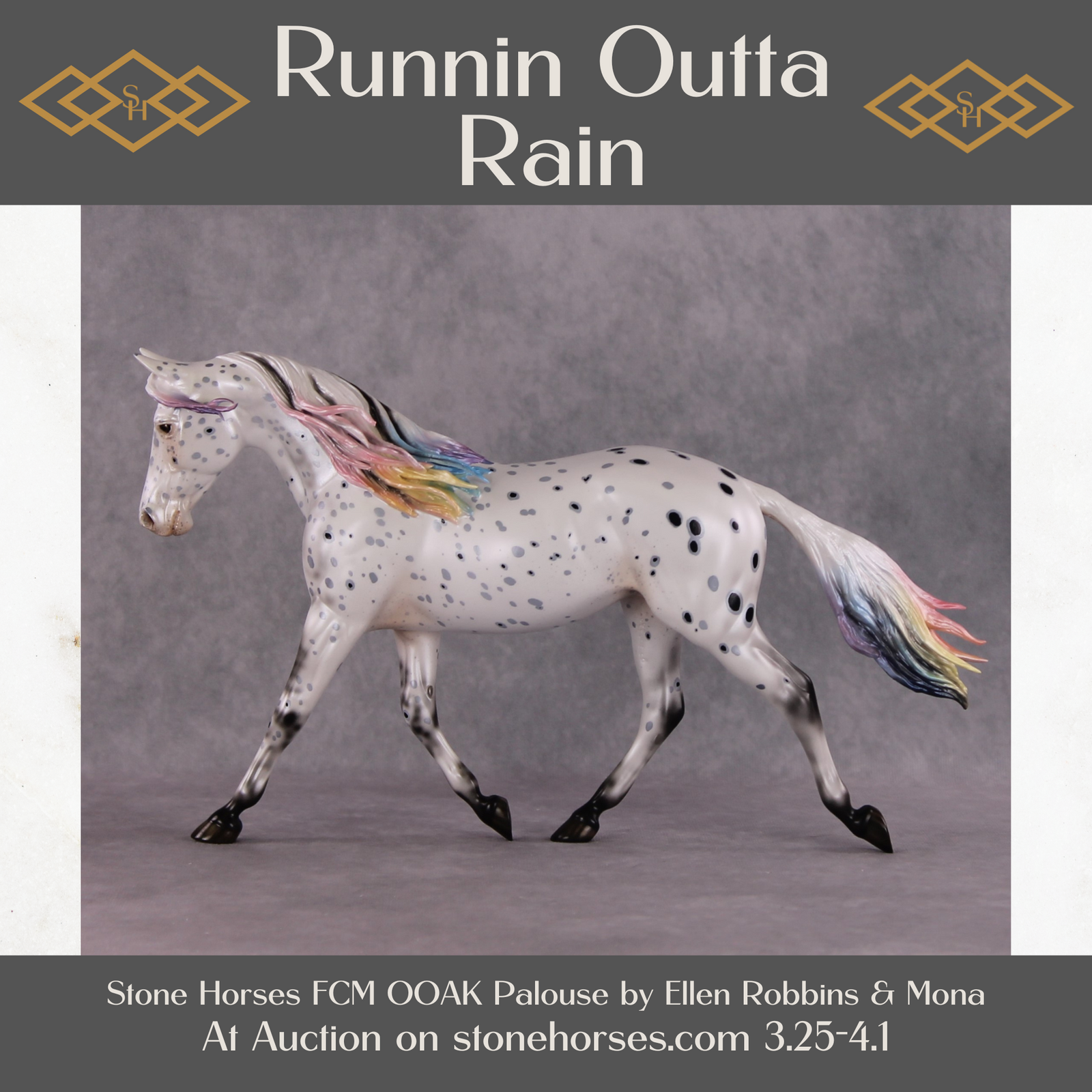 "Runnin' Outta Rain" OOAK FCM Palouse by Ellen Robbins Best Offer 04/01/2025
