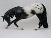 LOL - OOAK Black Appaloosa Bowing Horse 2/15