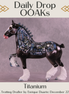 Titanium OOAK Trotting Drafter by Enrique Duarte DDOOAKs25
