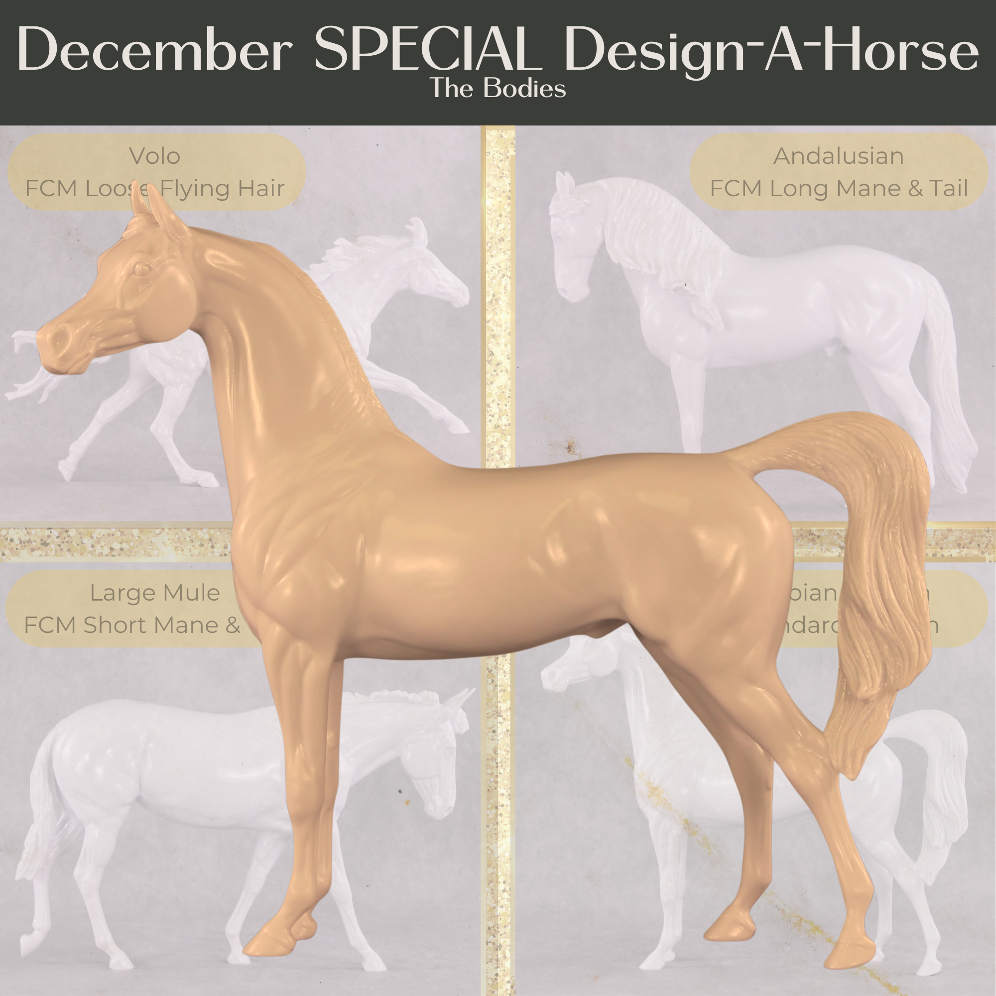 Stone Horses December Design-A-Horse Special Design Arabian Stallion SDAH25