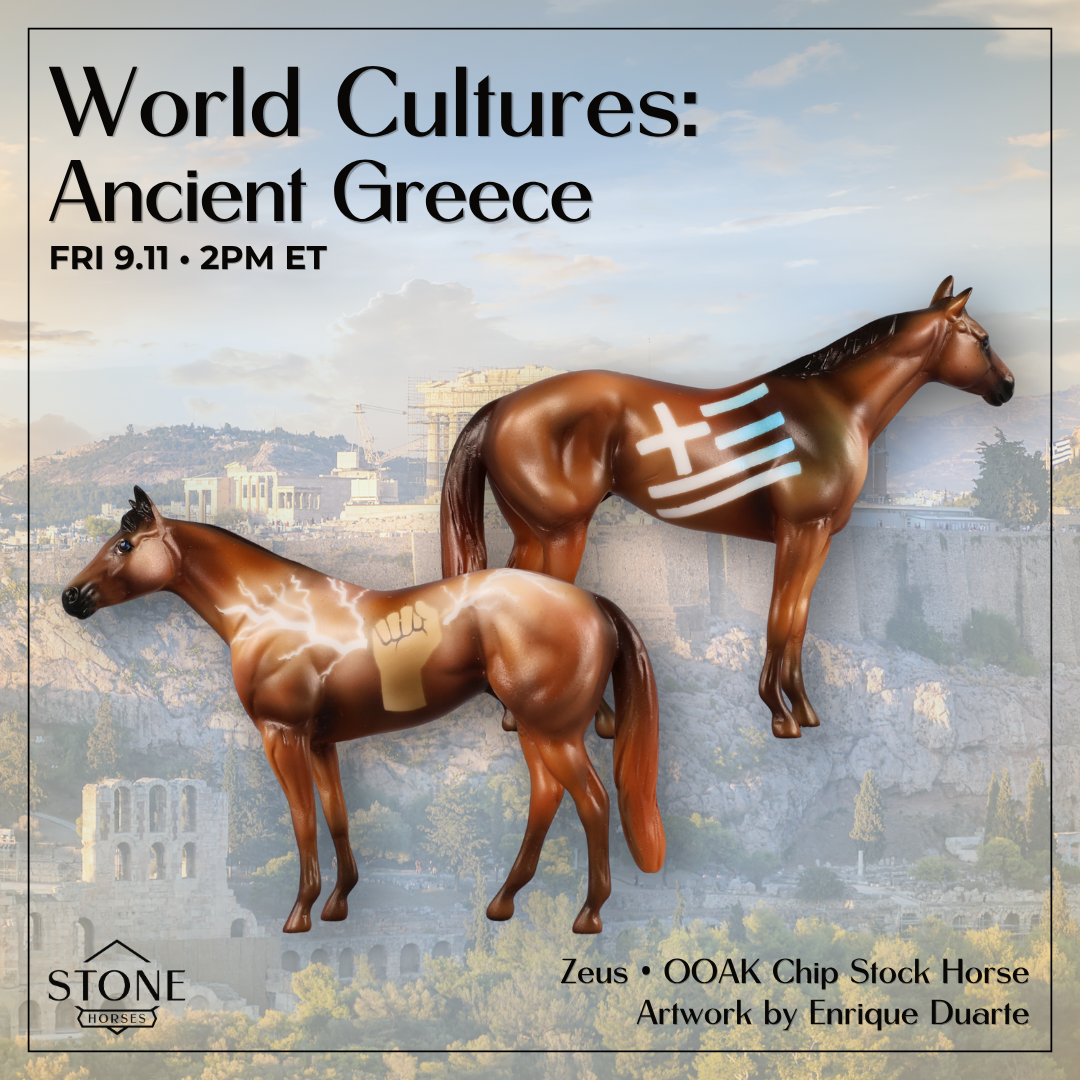 Zeus OOAK Chip Stock Horse by Enrique Duarte WC26