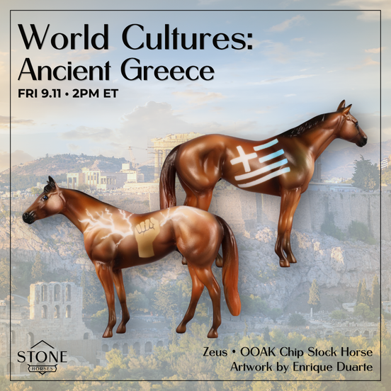 Zeus OOAK Chip Stock Horse by Enrique Duarte WC26