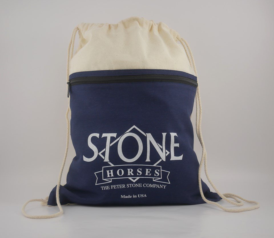 Stone Horse Backpack Tote Bag