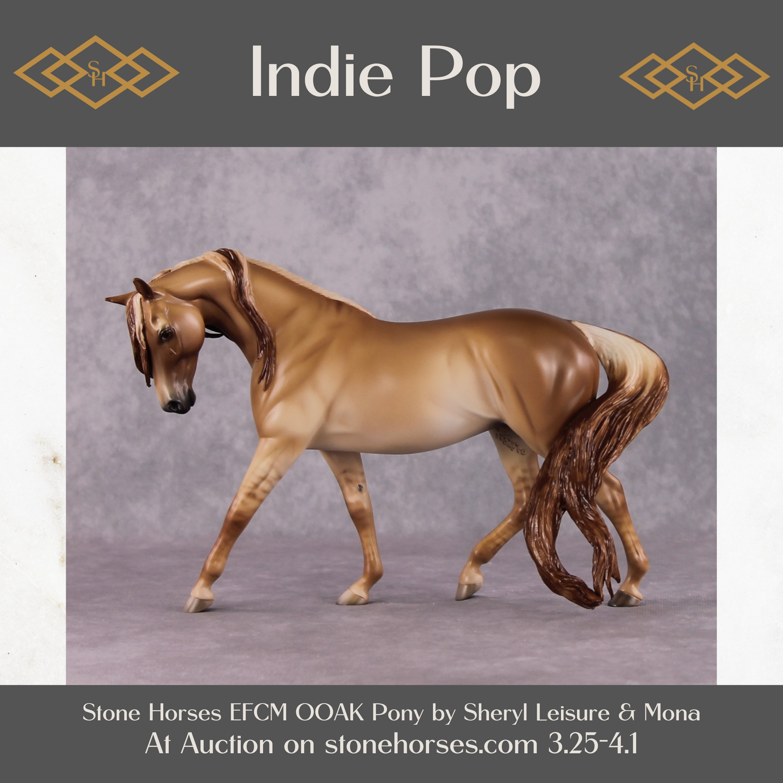 "Indie Pop" OOAK FCM Pony By Sheryl Leisure Best Offer 04/01/2025