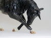 LOL - OOAK Black Appaloosa Bowing Horse 2/15