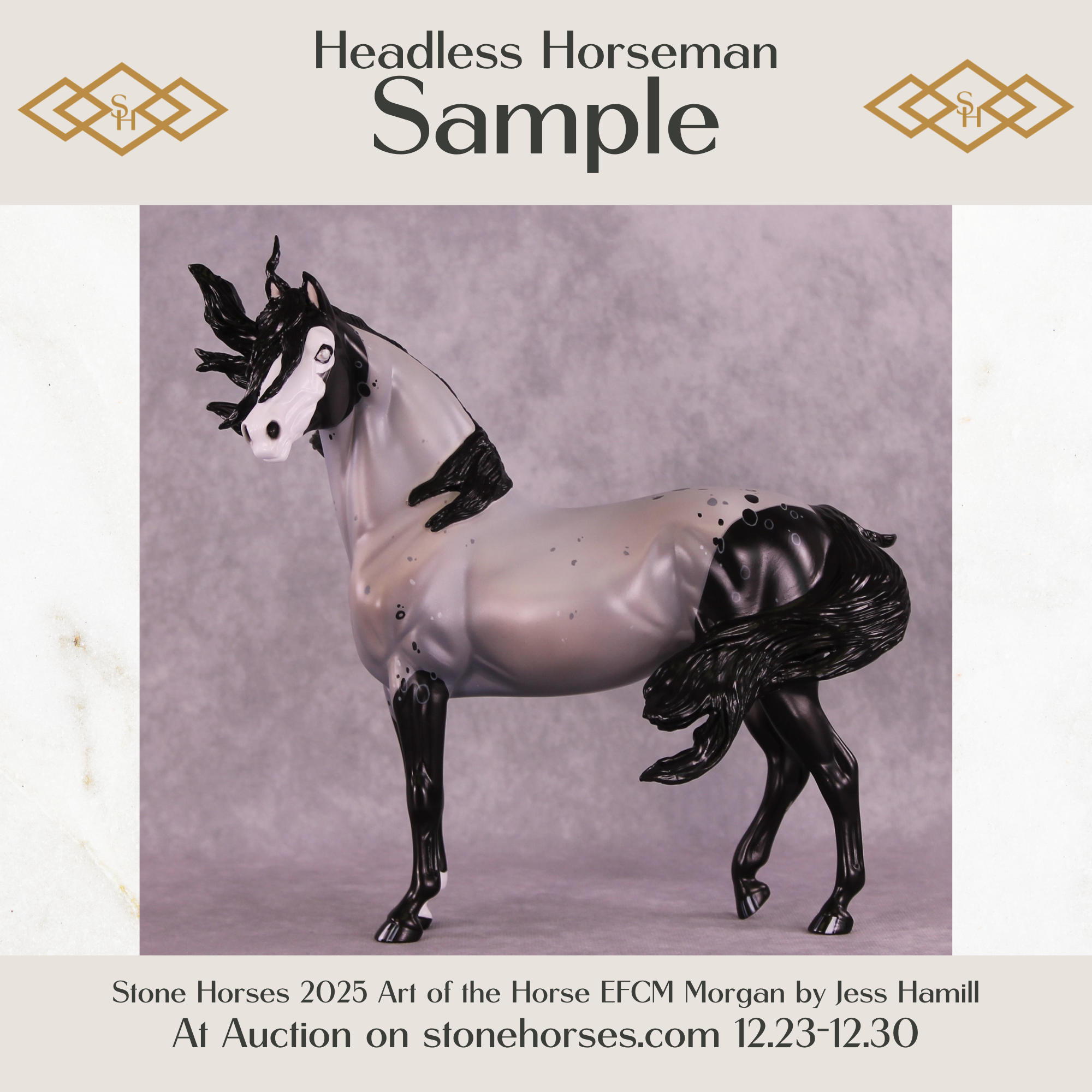 SAMPLE Headless Horseman LE-5 EFCM Morgan by Jess Hamill HS25