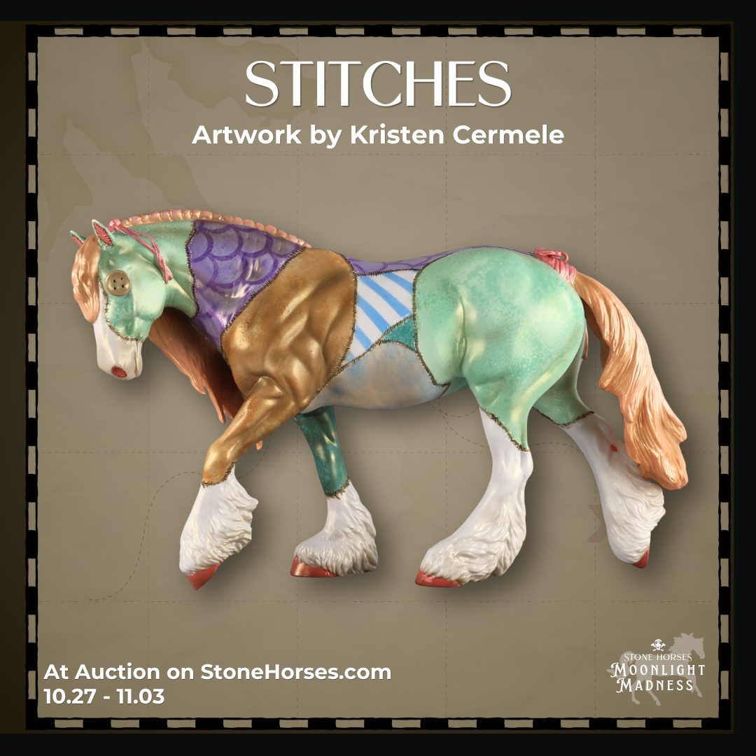 Stitches OOAK EFCM Irish Cob by Kristen Cermele MM26