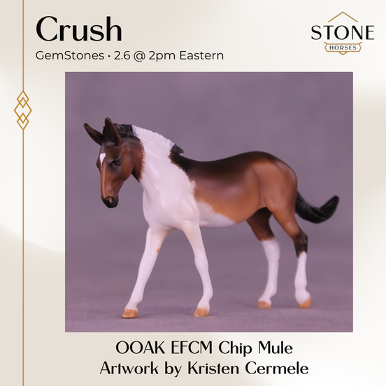 Crush OOAK EFCM Chip Mule by Kristen Cermele GS26