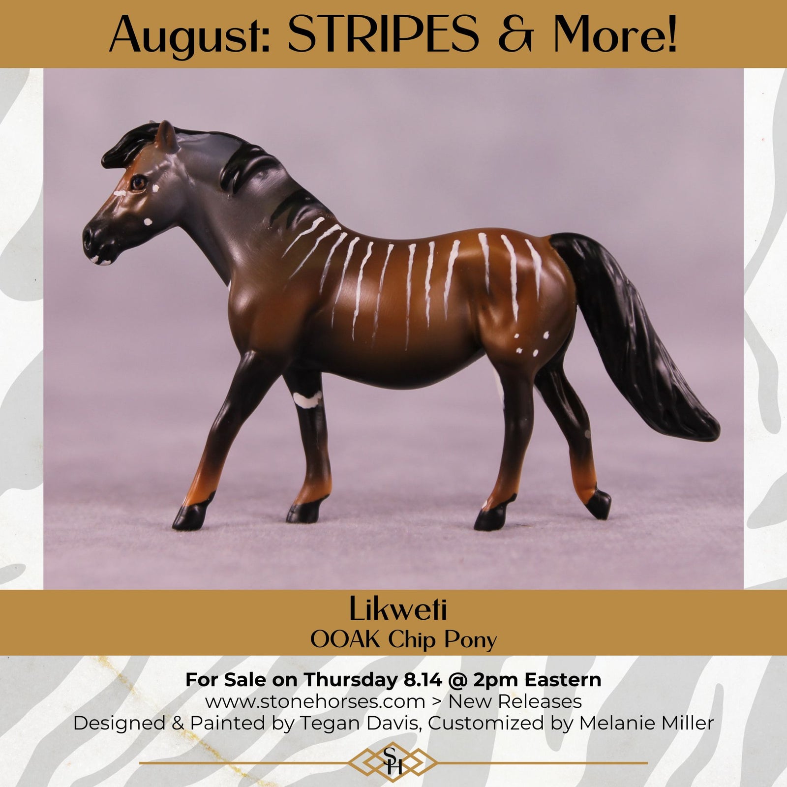 Likweti OOAK Chip Pony by Tegan Davis GS825