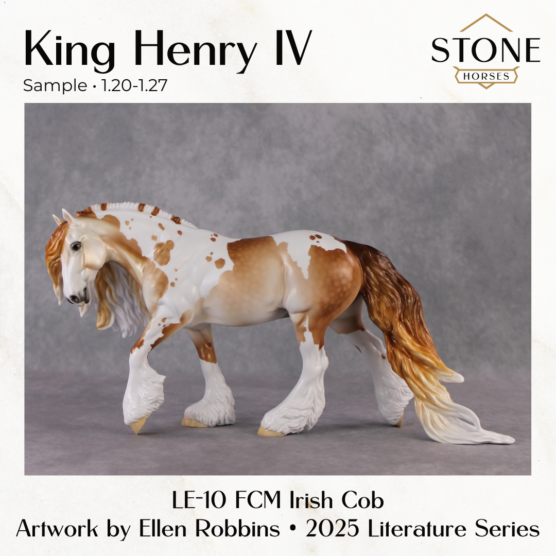 SAMPLE King Henry IV LE-10 Irish Cob by Ellen Robbins SS0126