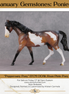 "Pepperoany Pony" OOAK Custom Bay Roan Overo Pony Stone By Kristen Cermele - Gemstone Series