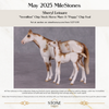 &quot;Vermillion &amp; Poppy&quot; OOAK Foal &amp; Stock Horse Chip Set by Sheryl Leisure - MileStones Series