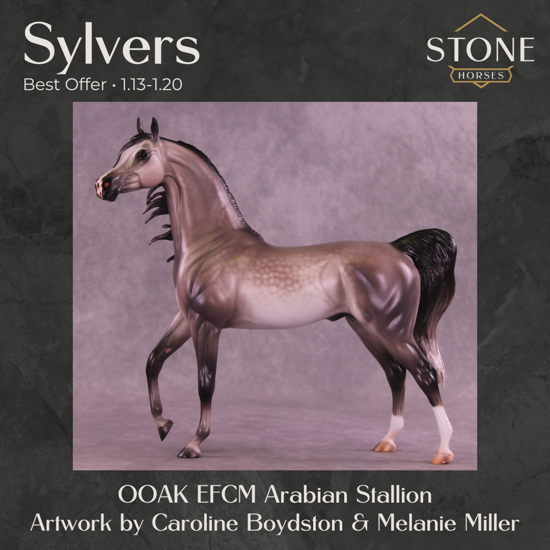 Sylvers OOAK EFCM Arabian Stallion by Caroline Boydston & Melanie Miller Best Offer 1.13.2026