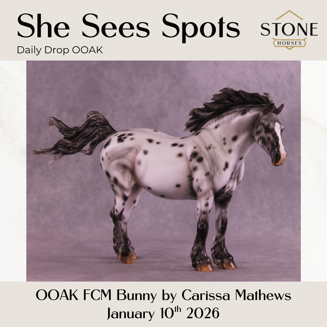 She Sees Spots OOAK FCM Bunny by Carissa Mathews DDOOAKs26