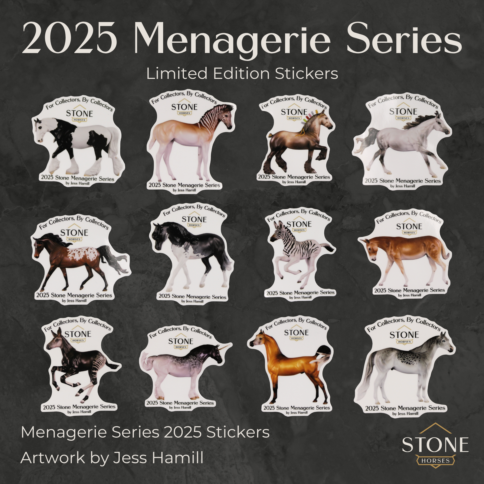 Menagerie Series Stickers - Limited Edition