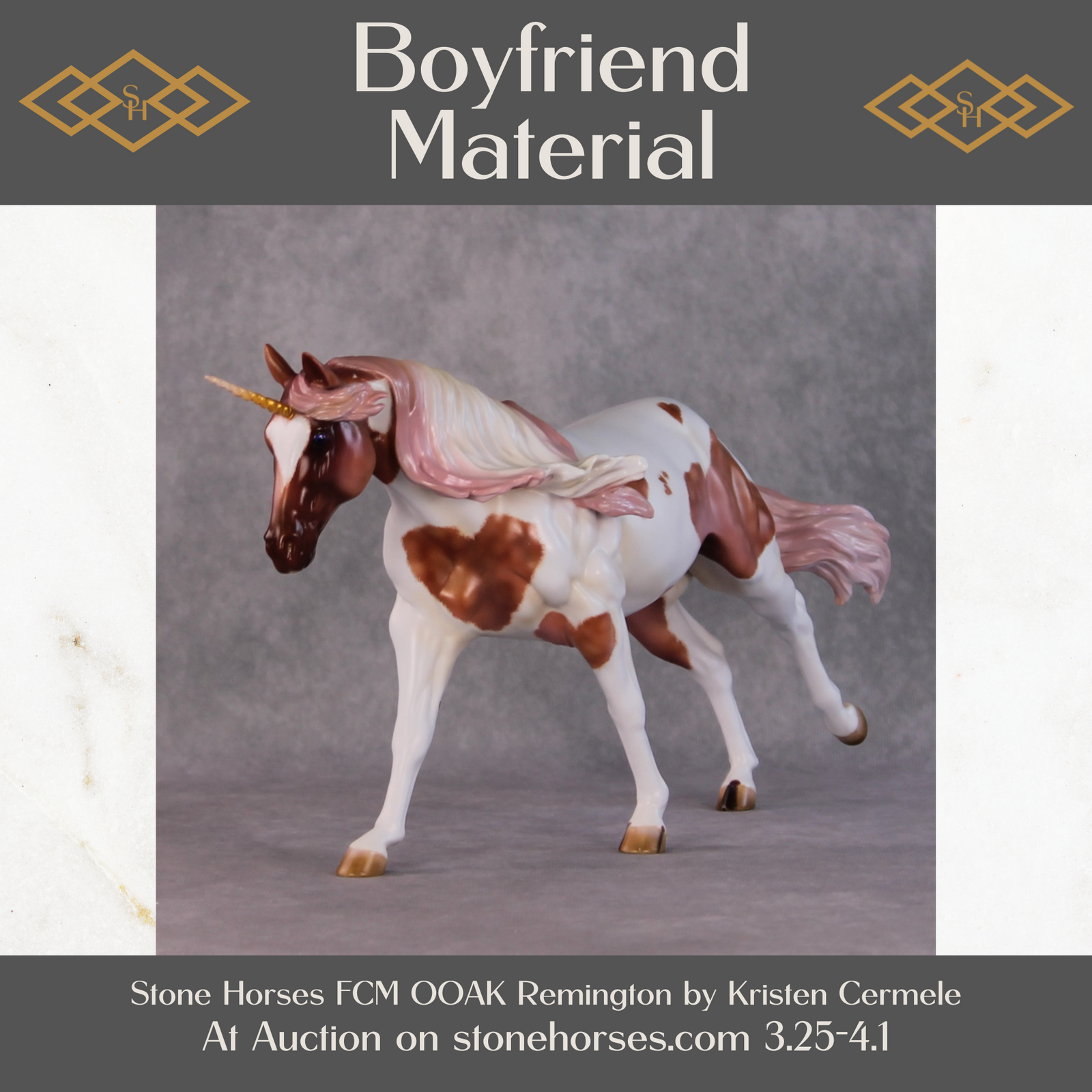 "Boyfriend Material" OOAK FCM Remington By Kristen Cermele